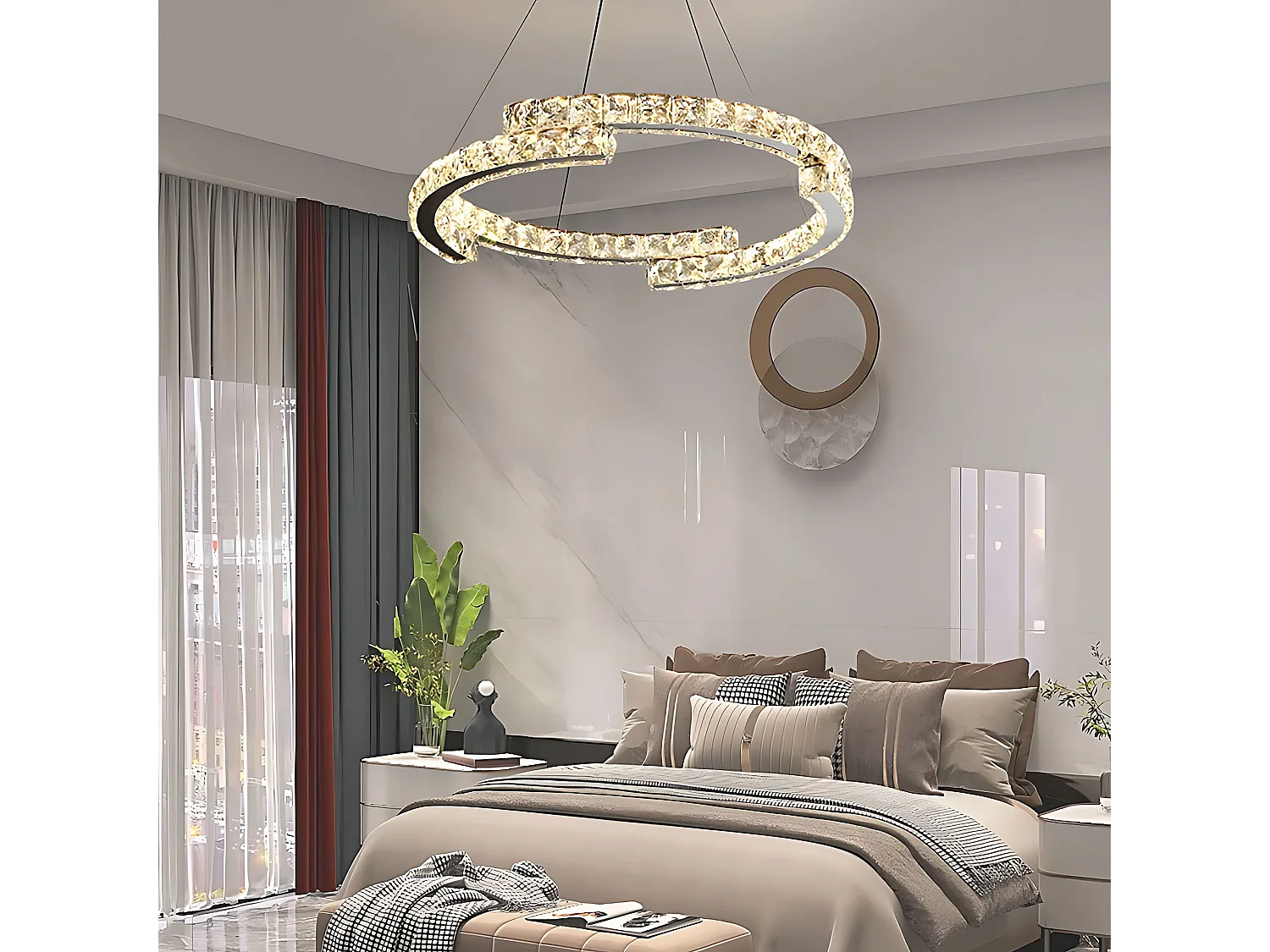 Lampe Suspendue Toolight APP1770-CP Chrome