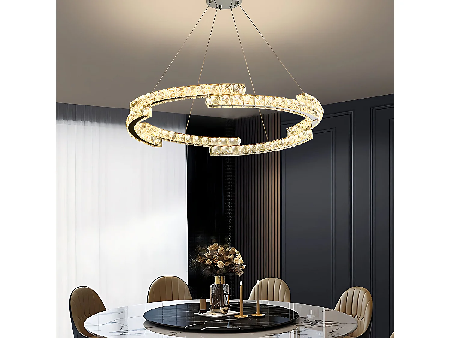 Lampe Suspendue Toolight APP1770-CP Chrome