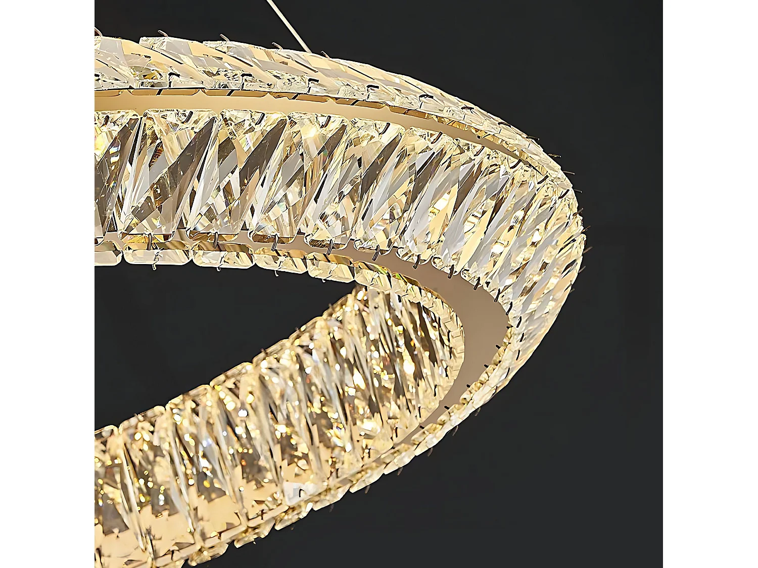 Lampe Suspendue Toolight APP1769-CP Gold