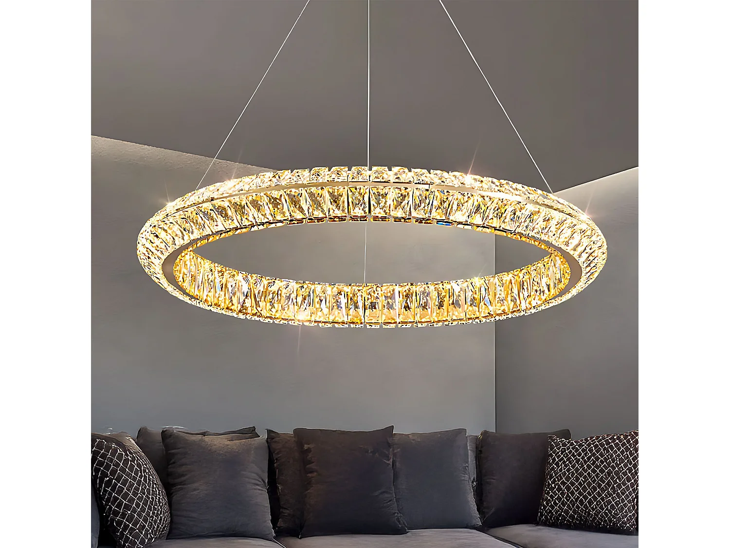 Lampe Suspendue Toolight APP1769-CP Gold