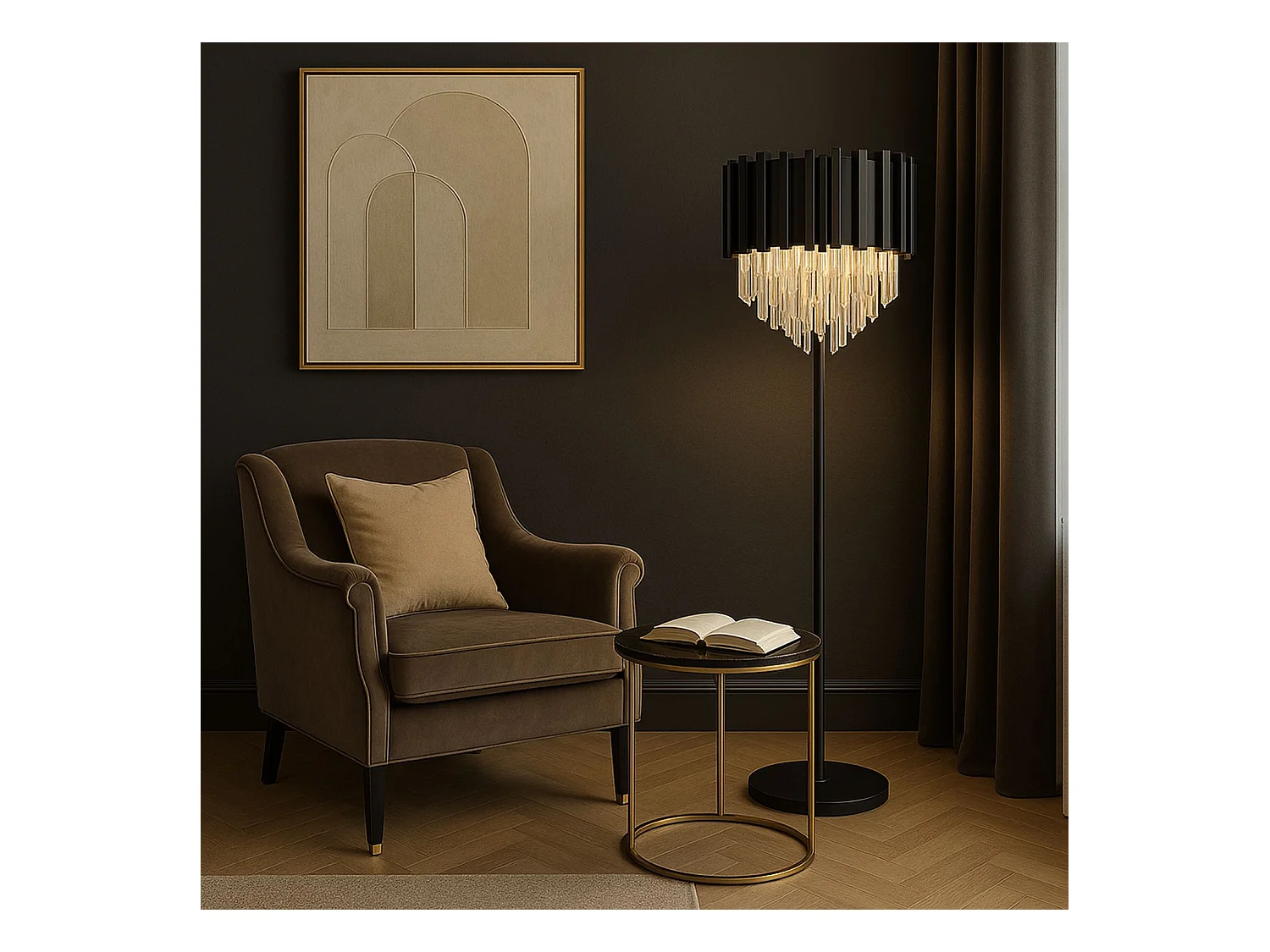 Lampe Autoportante Toolight APP1715-3F Black