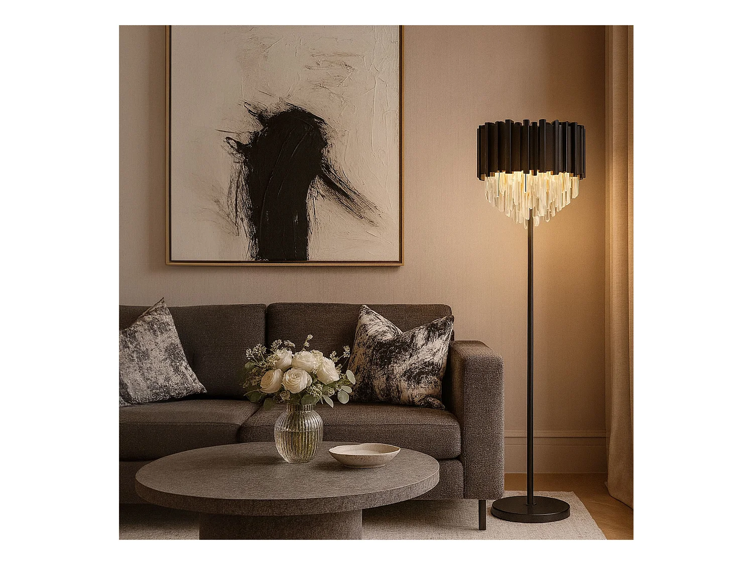 Stehlampe Toolight APP1715-3F Black