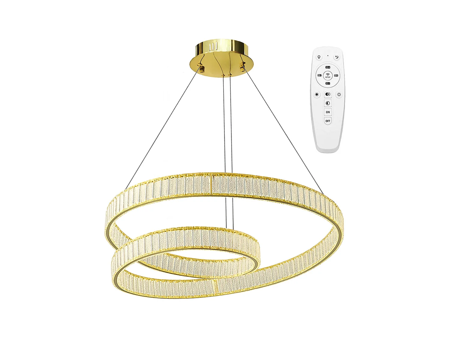 Lampe Suspendue Toolight APP1767-CP Gold