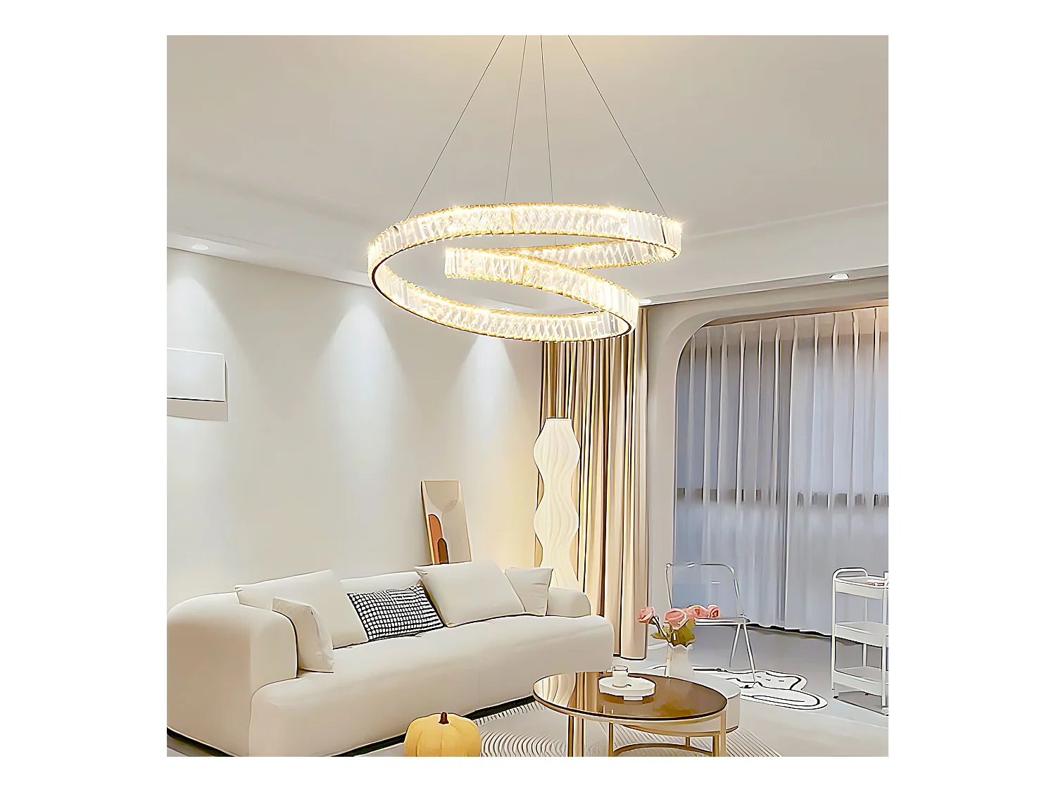 Lampe Suspendue Toolight APP1767-CP Gold