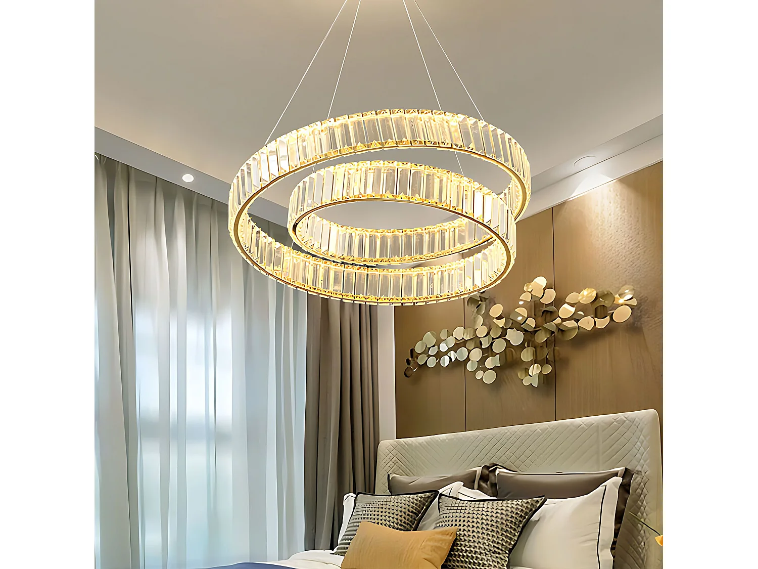 Lampe Suspendue Toolight APP1767-CP Gold