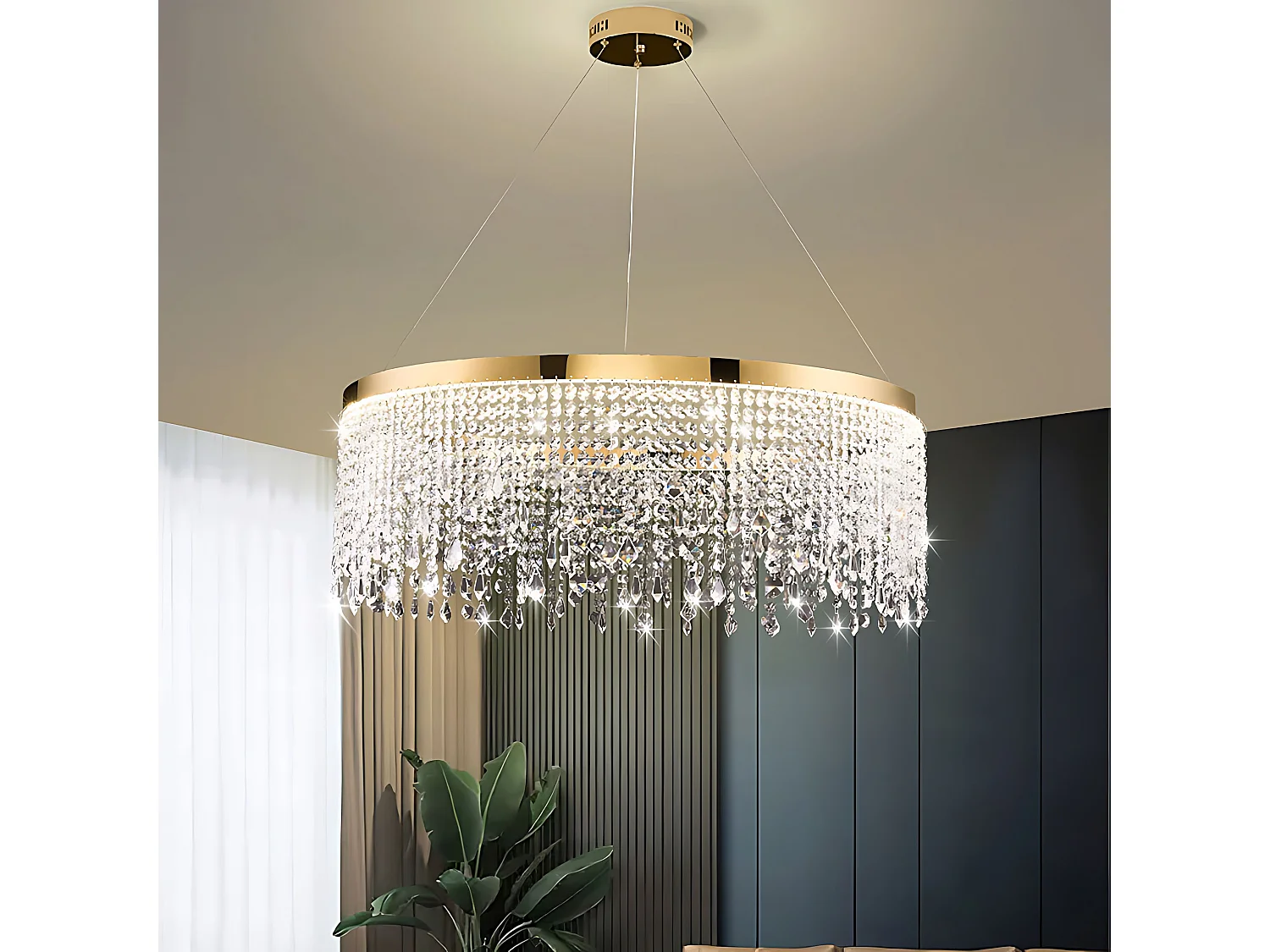 Lampe Suspendue Toolight APP1731-1CP Gold