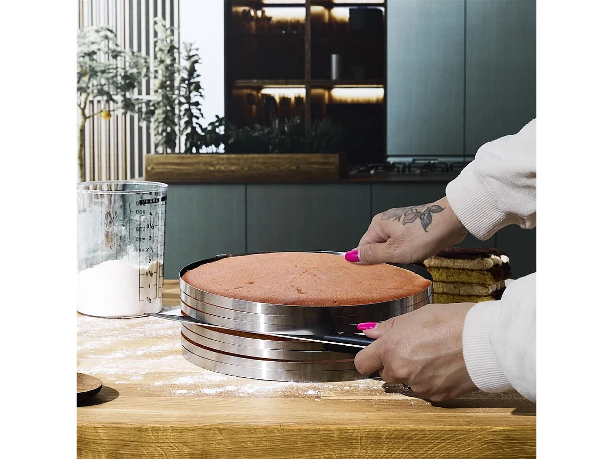 Cercle à trancher spécial génoise diamètre réglable