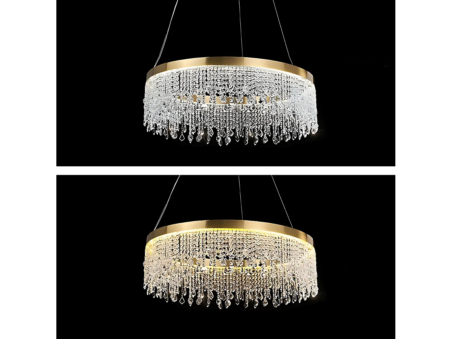 Lampe Suspendue Toolight APP1730-1CP Gold