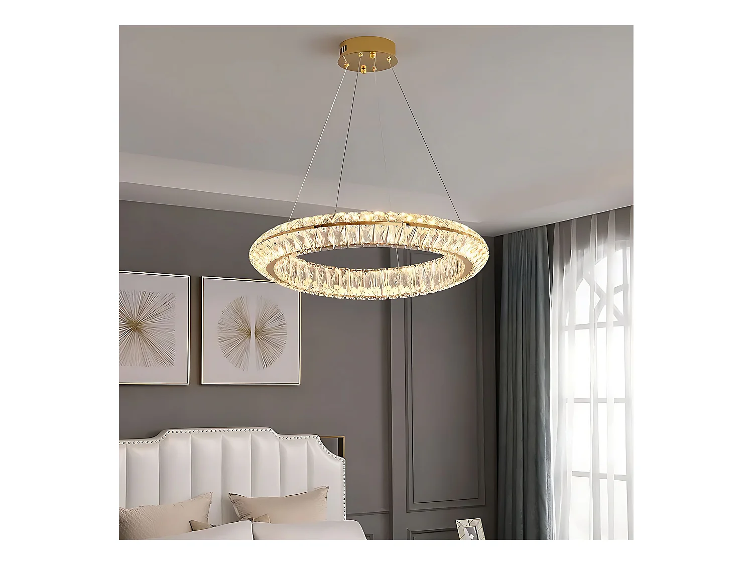 Lampe Suspendue Toolight APP1768-CP Gold