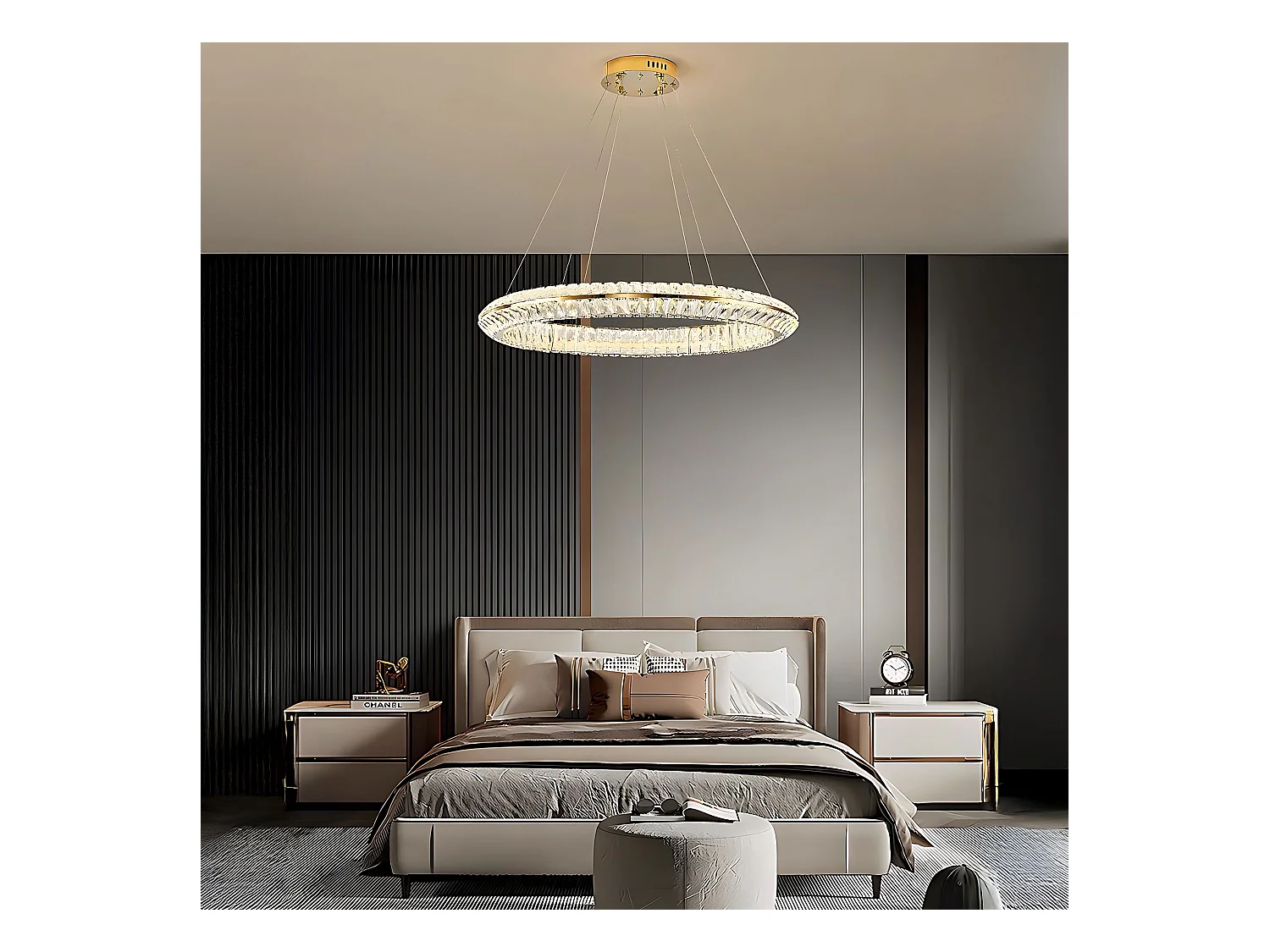 Lampe Suspendue Toolight APP1768-CP Gold