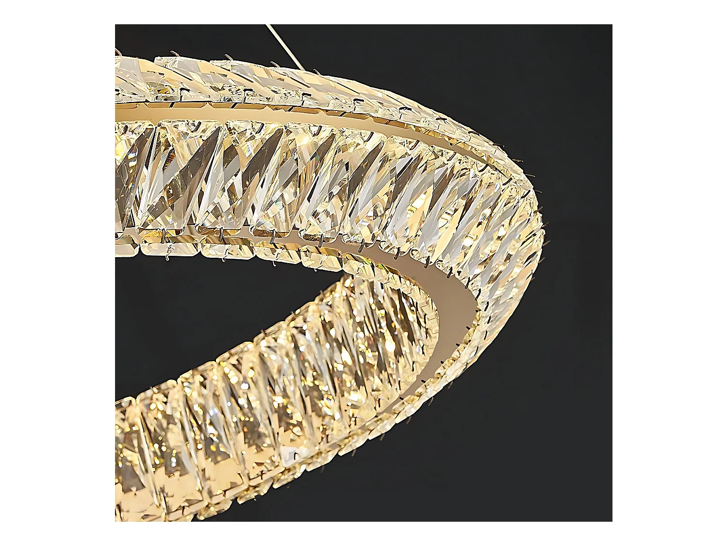 Lampe Suspendue Toolight APP1768-CP Gold