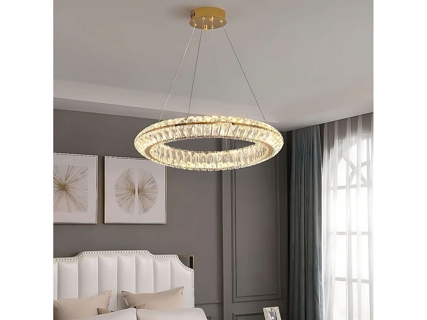 Lampe Suspendue Toolight APP1768-CP Gold