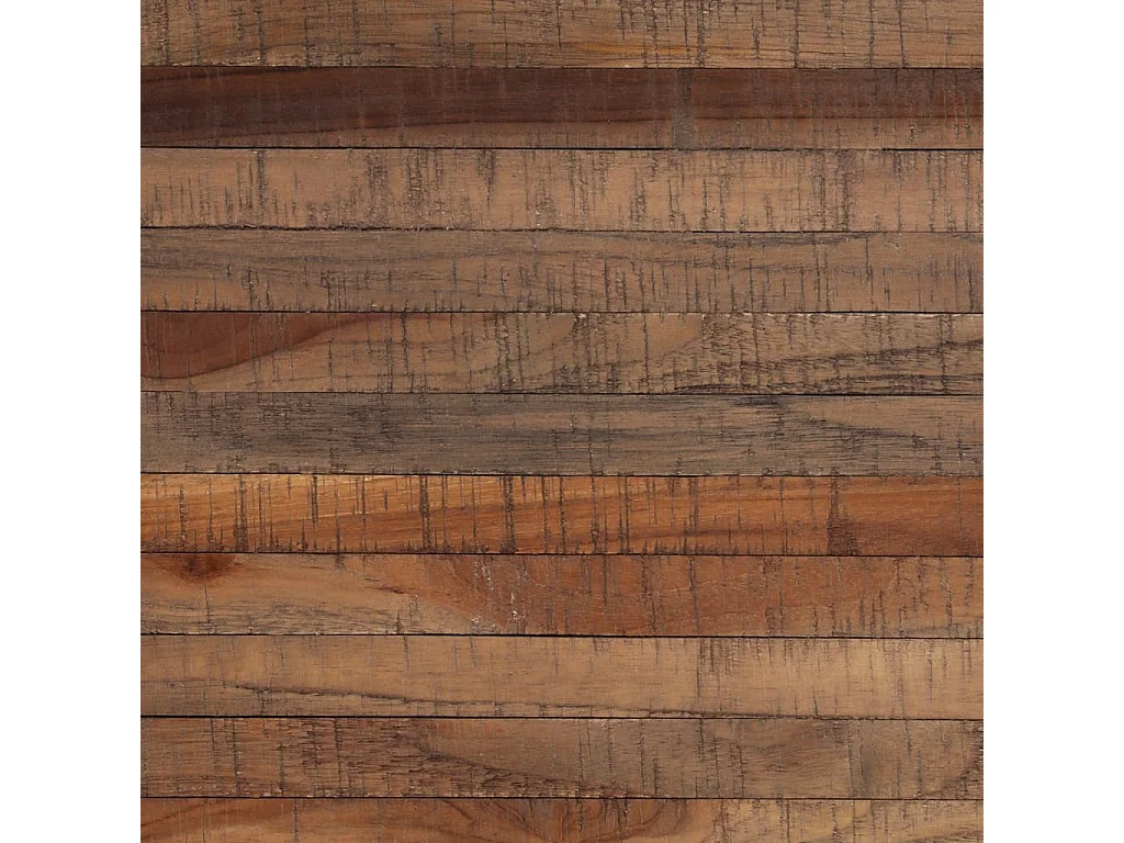 Garden Furniture -  Tables basses gigognes 2 pcs bois massif de teck