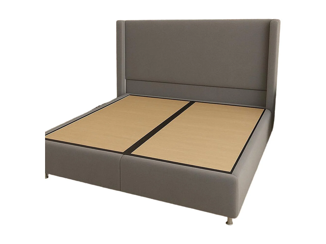Lit Coffre COCO – Velours – 140x190 cm avec Planche de Rangement