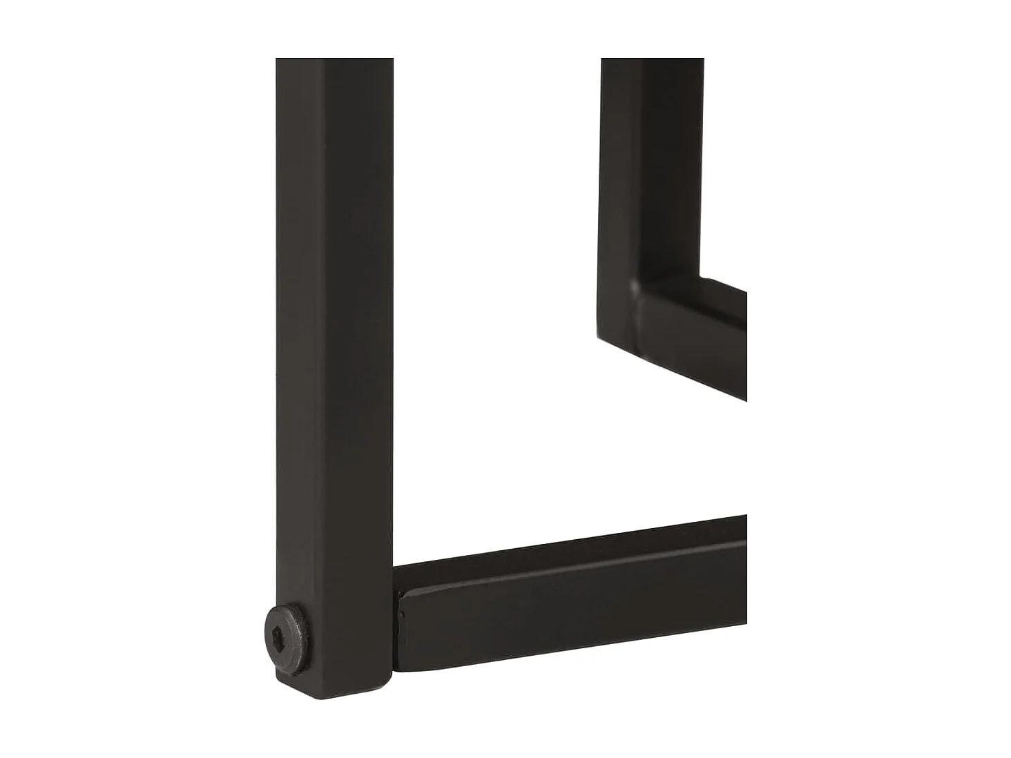 Ilknur  Tables basses gigognes 3 pcs bois massif d'acacia et fer