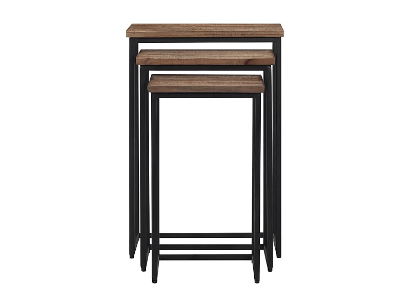 Garden Furniture -  Tafeltjesset 3 st massief teakhout