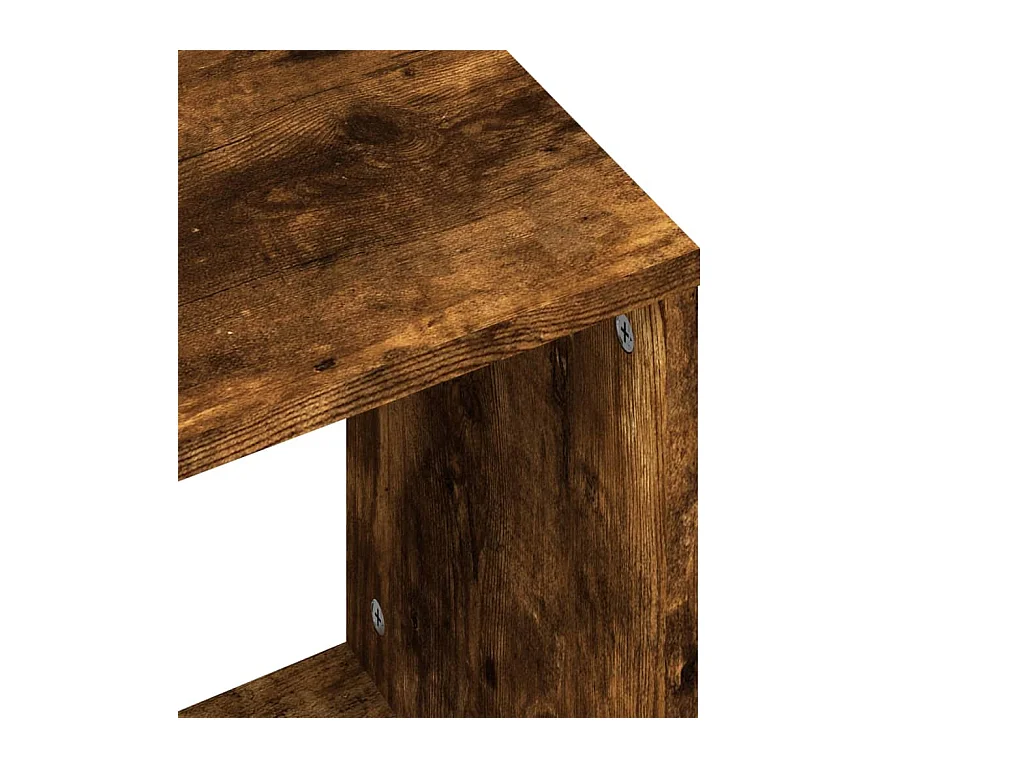 Wrylor  2-delige Tafeltjesset bewerkt hout gerookt eikenkleurig