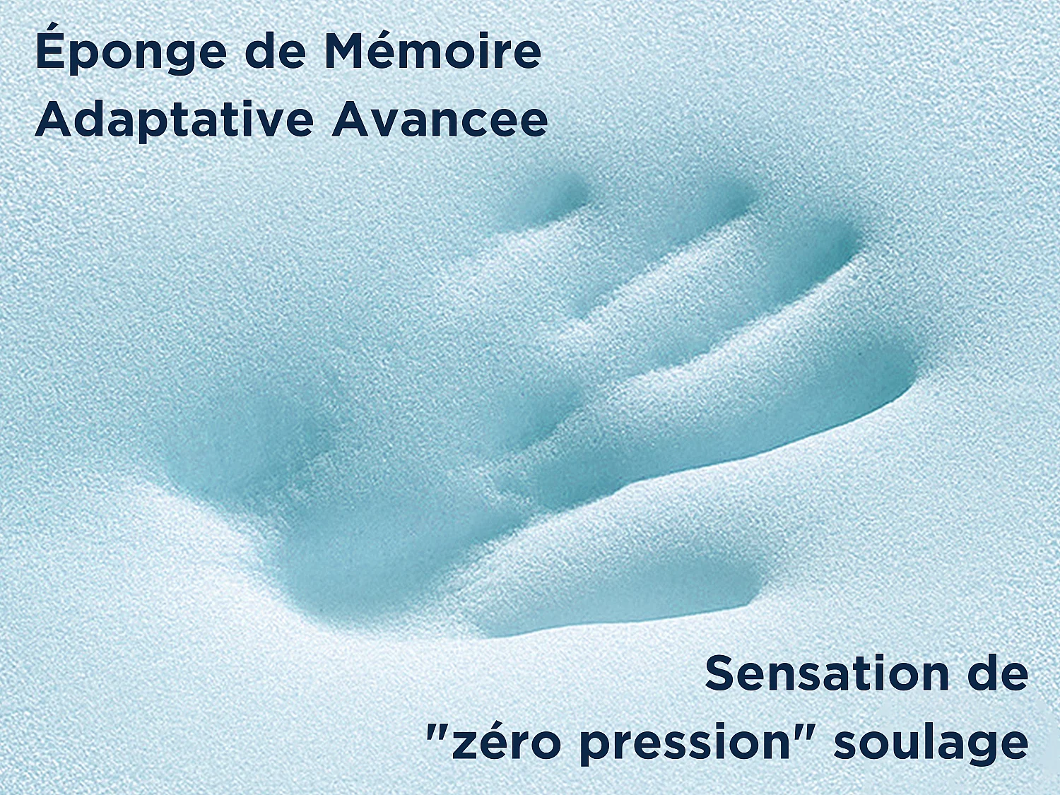 Matelas en mousse à mémoire de forme 140x200 cm, matelas en mousse froide à 7 zones h3h4, 21 cm de hauteur, avec housse lavable.