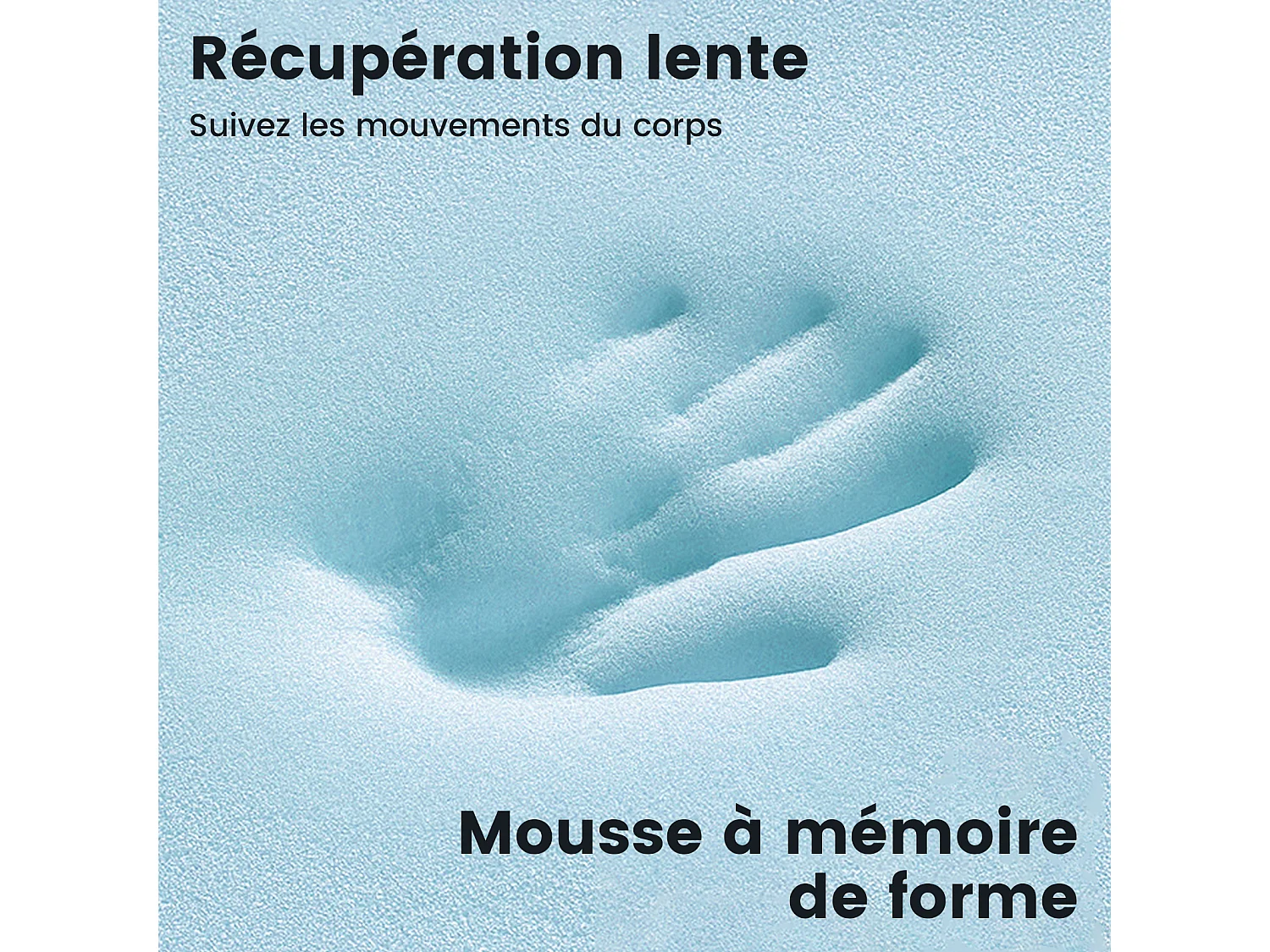 Matelas en mousse à mémoire de forme 180x200 cm, matelas en mousse froide à 7 zones h3h4, 21 cm de hauteur, avec housse lavable.