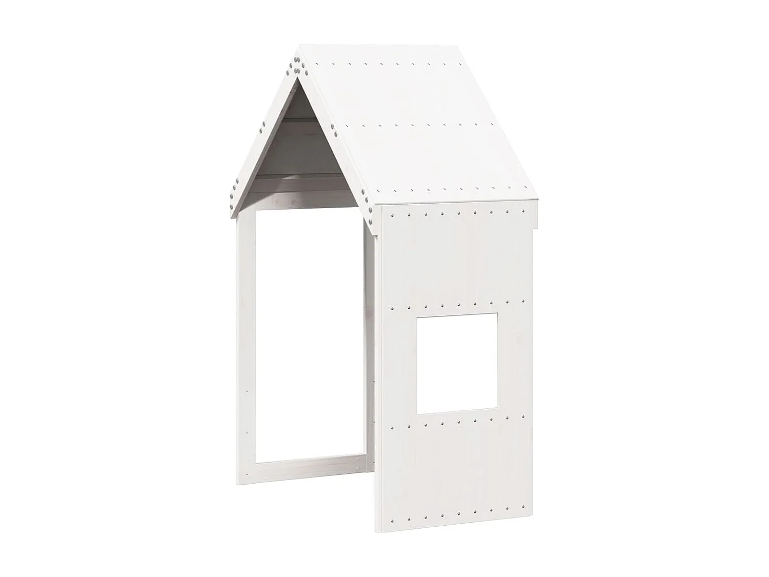 Lit superposé sans matelas blanc 90x190 cm bois de pin massif