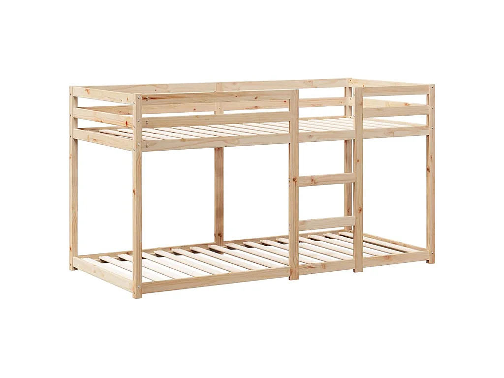 Lit superposé sans matelas 90x200 cm bois de pin massif