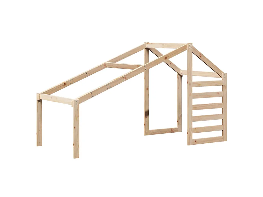 Lit superposé sans matelas 90x200 cm bois de pin massif