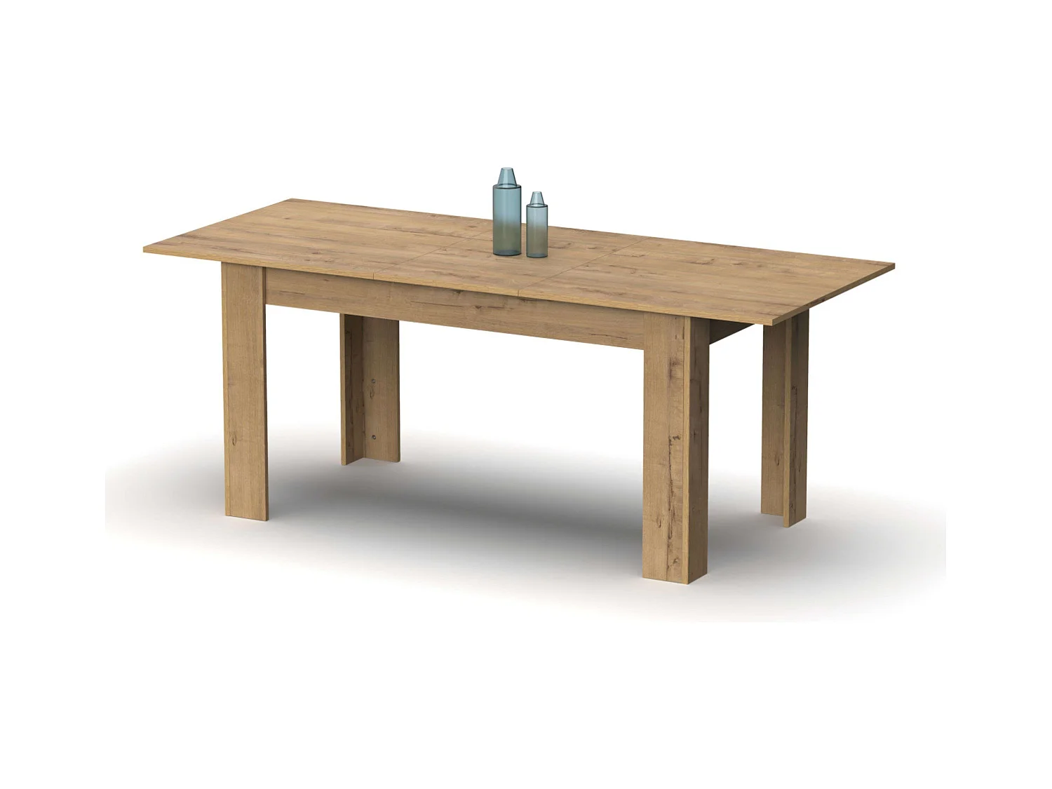 Mesa Salón Comedor ext. Roble Gold 140-195x80x77 cm