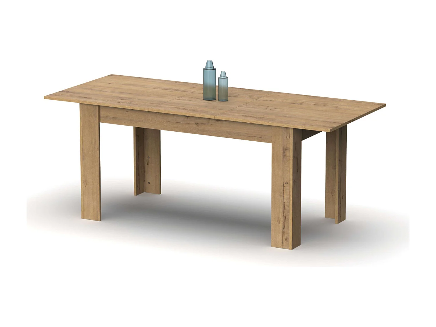 Mesa Salón Comedor ext. Roble Gold 140-195x80x77 cm