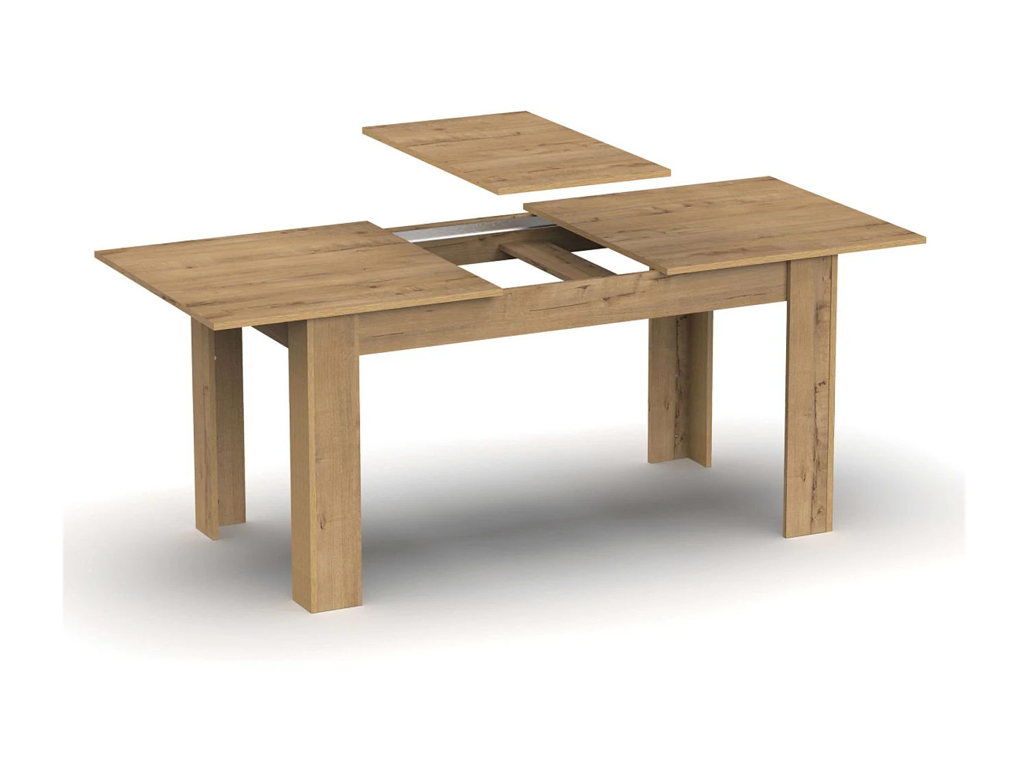 Mesa Salón Comedor ext. Roble Gold 140-195x80x77 cm