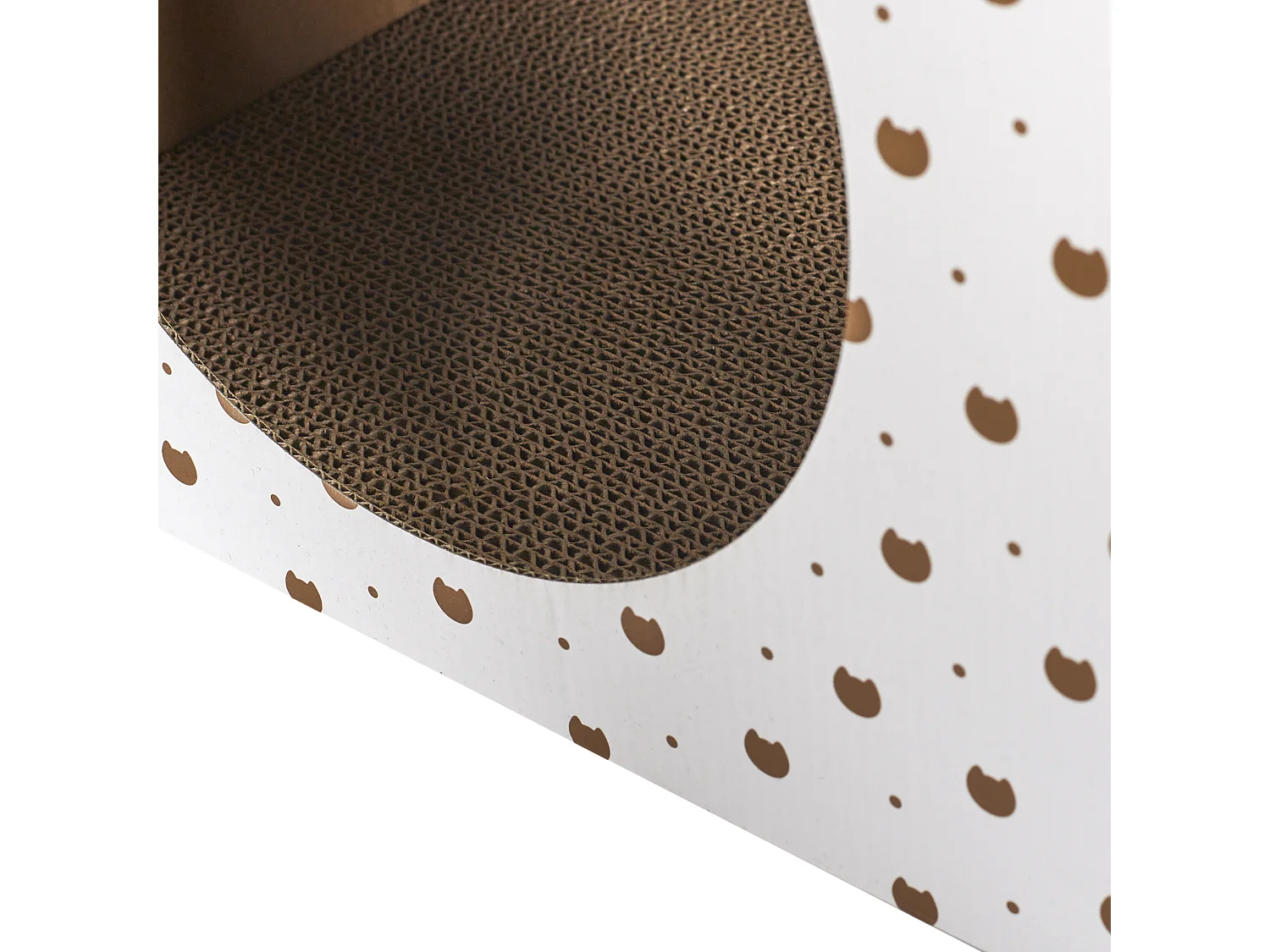 Maison Pour Chat 33x31.5x55.5cm Blanc