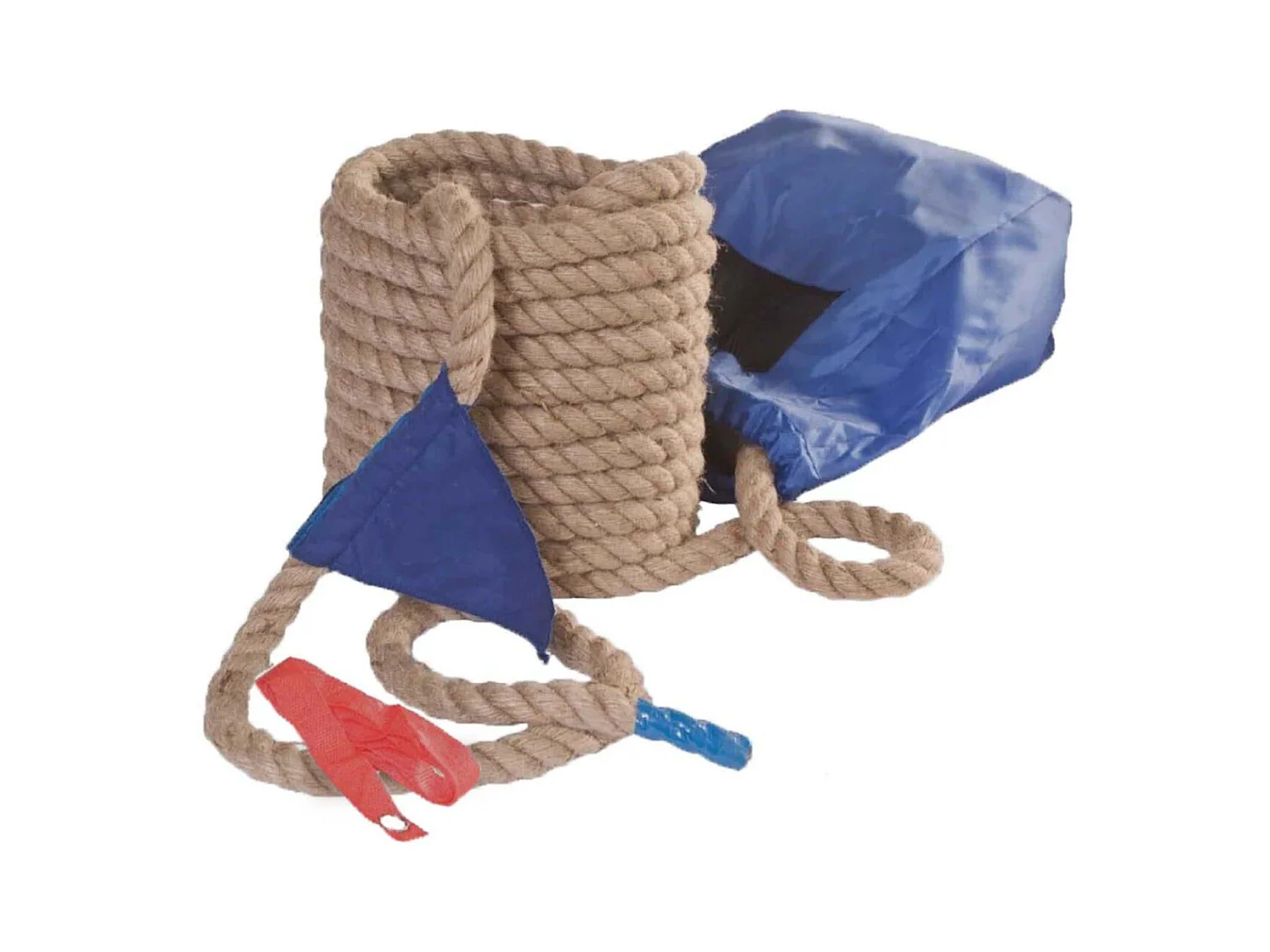 Gioco di Tiro alla Fune 3m Ultra Divertente con Bandierine e Linea d'Arrivo