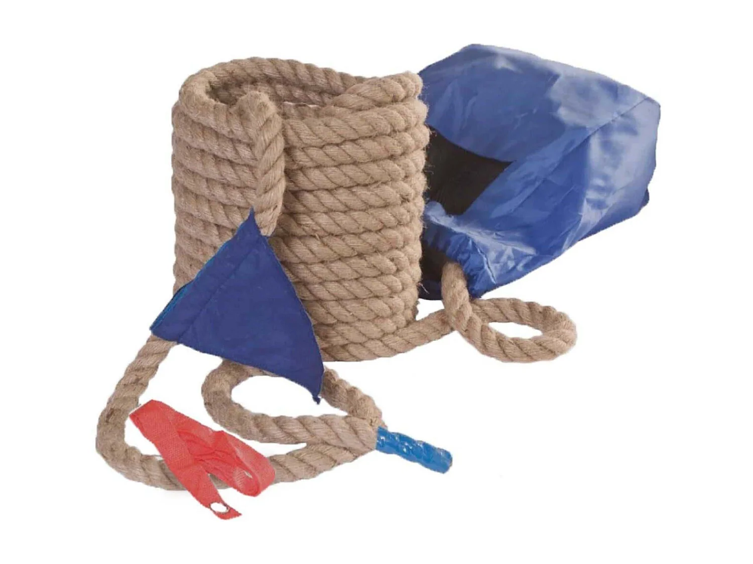 3m Ultra Spaßiges Tauziehspiel mit Fahnen und Ziellinie