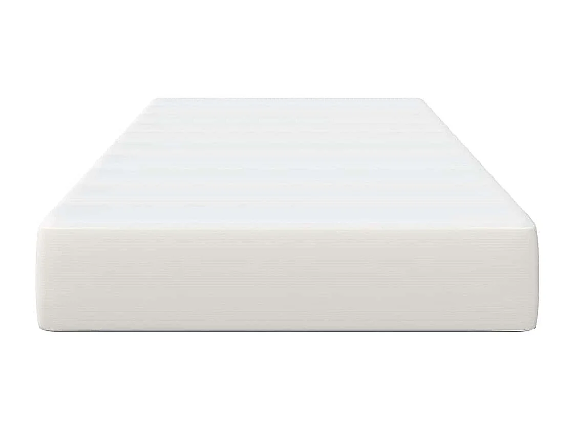 Matelas de Lit avec matelas Crème 90 x 200 cm tissu