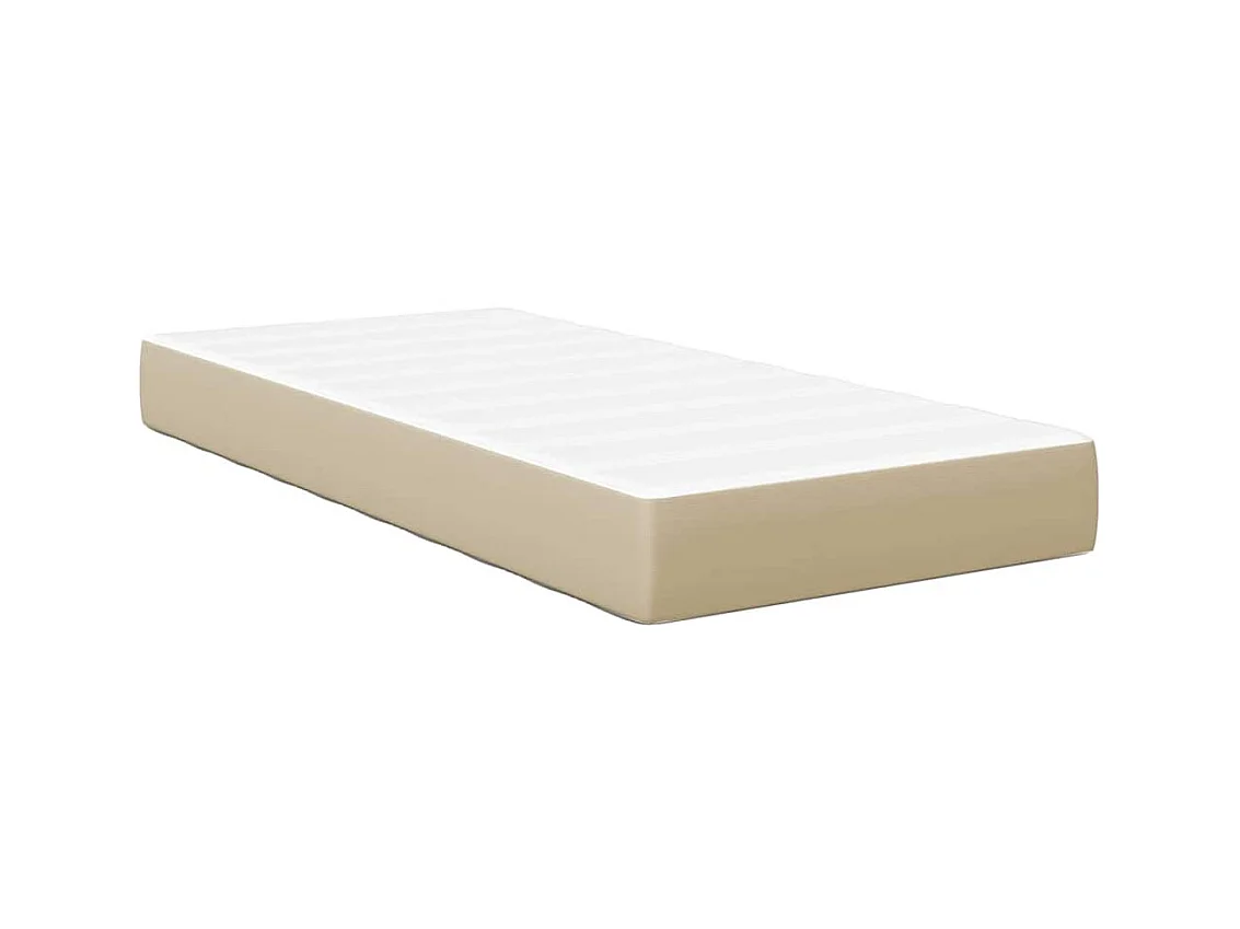 Matelas de Lit avec matelas Vert 90 x 200 cm tissu