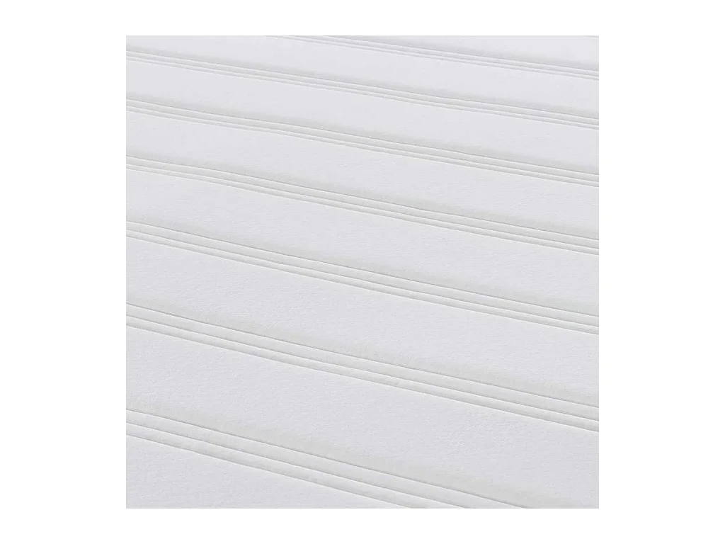 Matelas de Lit avec matelas Gris 90 x 200 cm tissu