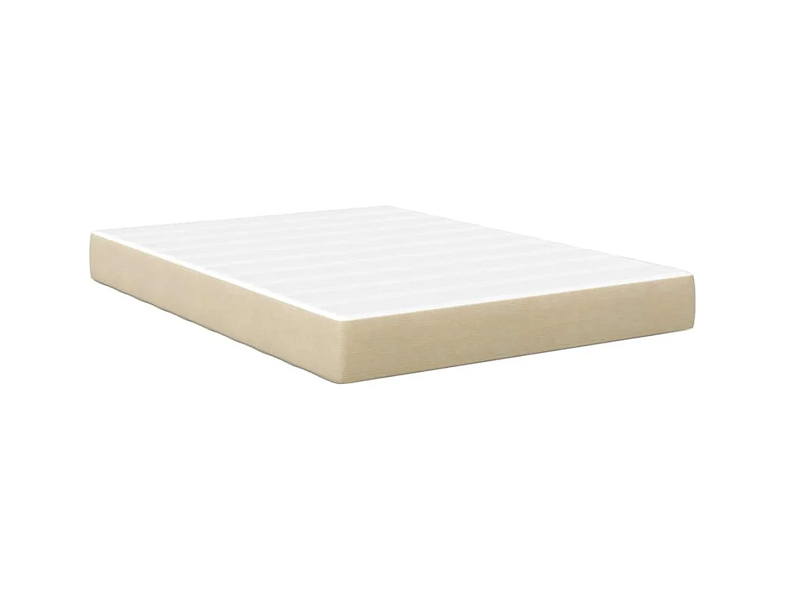 Matelas de Lit avec matelas Vert 160 x 200 cm tissu