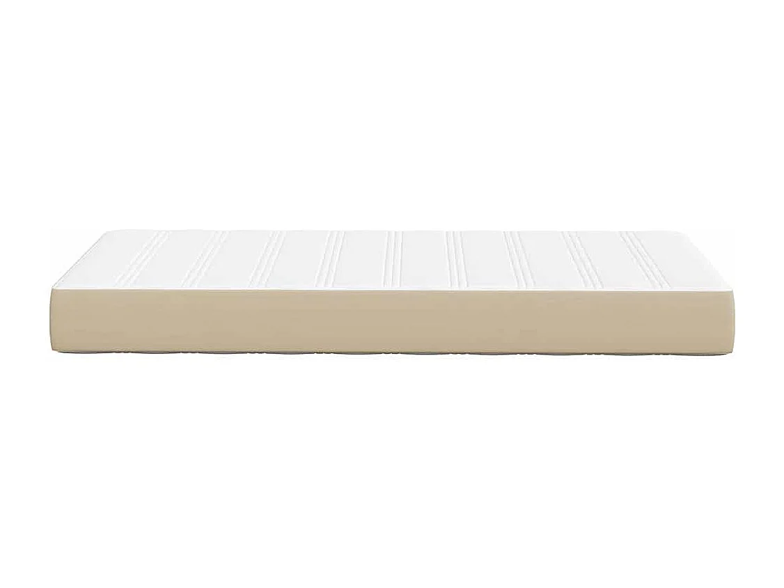 Matelas de Lit avec matelas Vert 100 x 200 cm tissu