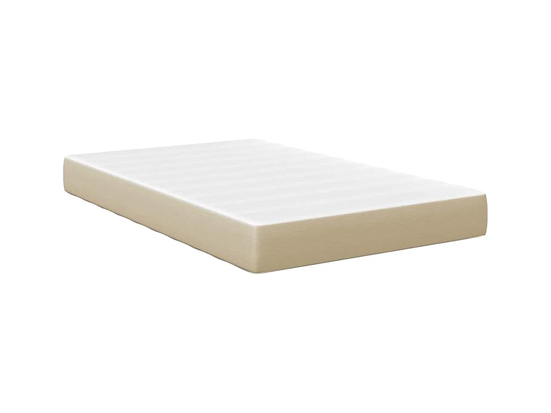 Matelas de Lit avec matelas Vert 120 x 200 cm tissu