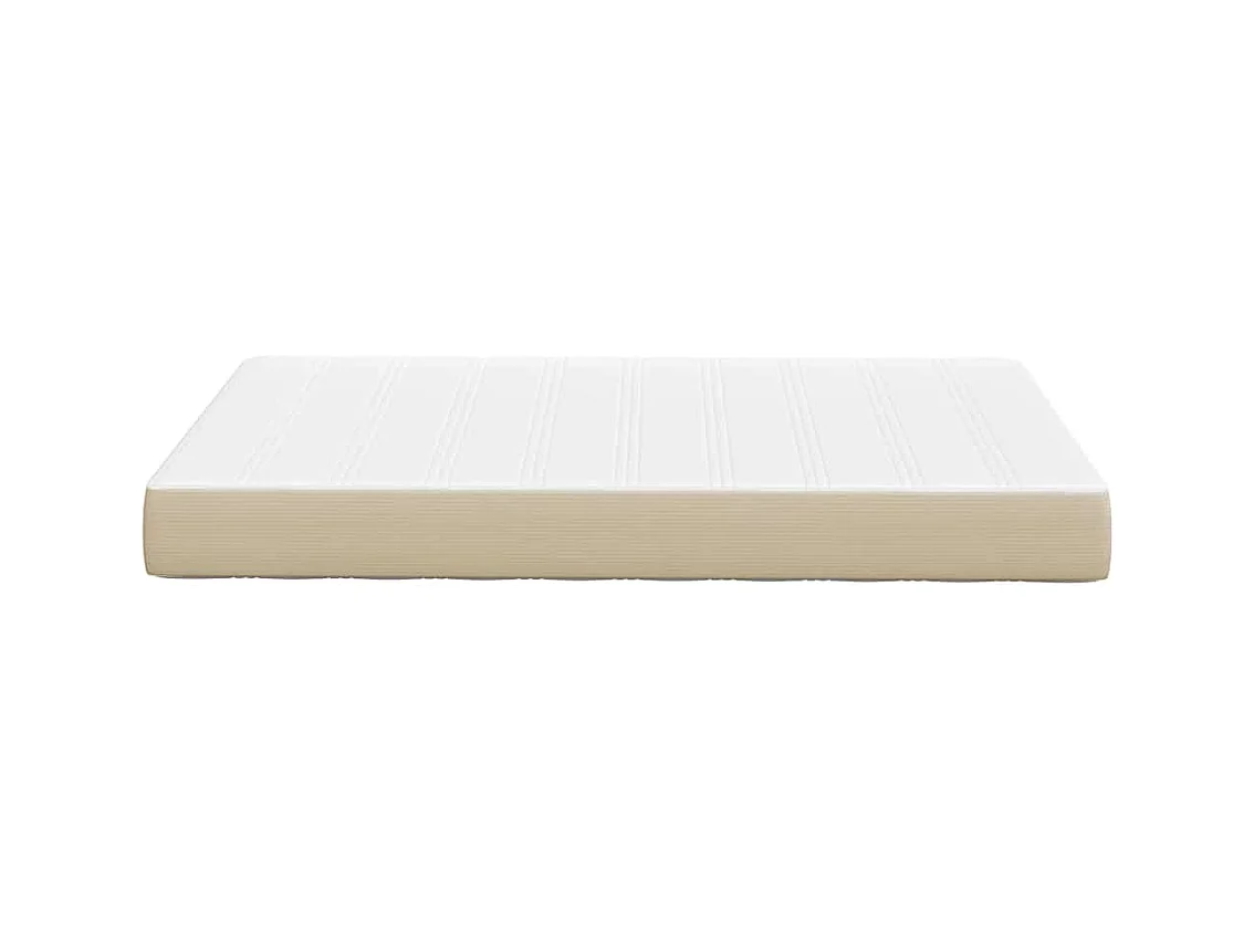 Matelas de Lit avec matelas Vert 120 x 200 cm tissu
