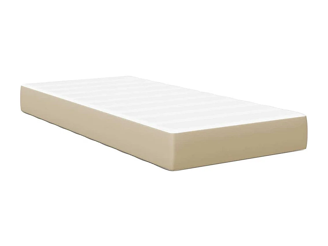Matelas de Lit avec matelas Vert 80 x 200 cm tissu