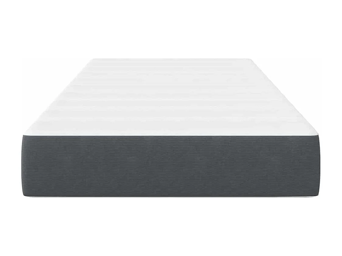 Colchón de Cama con colchón Gris 100x200 cm tela SHL83519