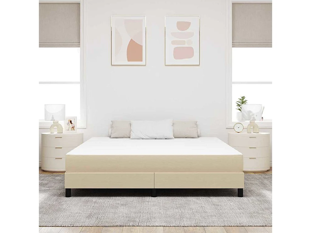 Bettmatratze mit Matratze Grün 180x200 cm Stoff SHL452709