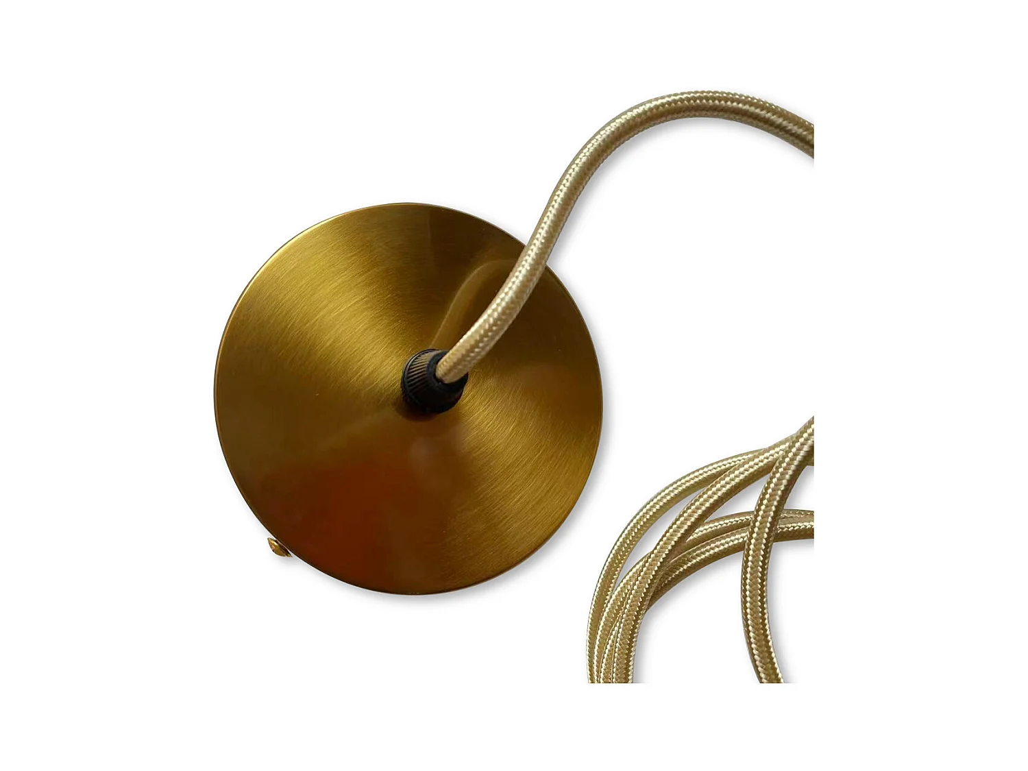 Cavo per lampada a sospensione dorato anticato con altezza regolabile - Berrey