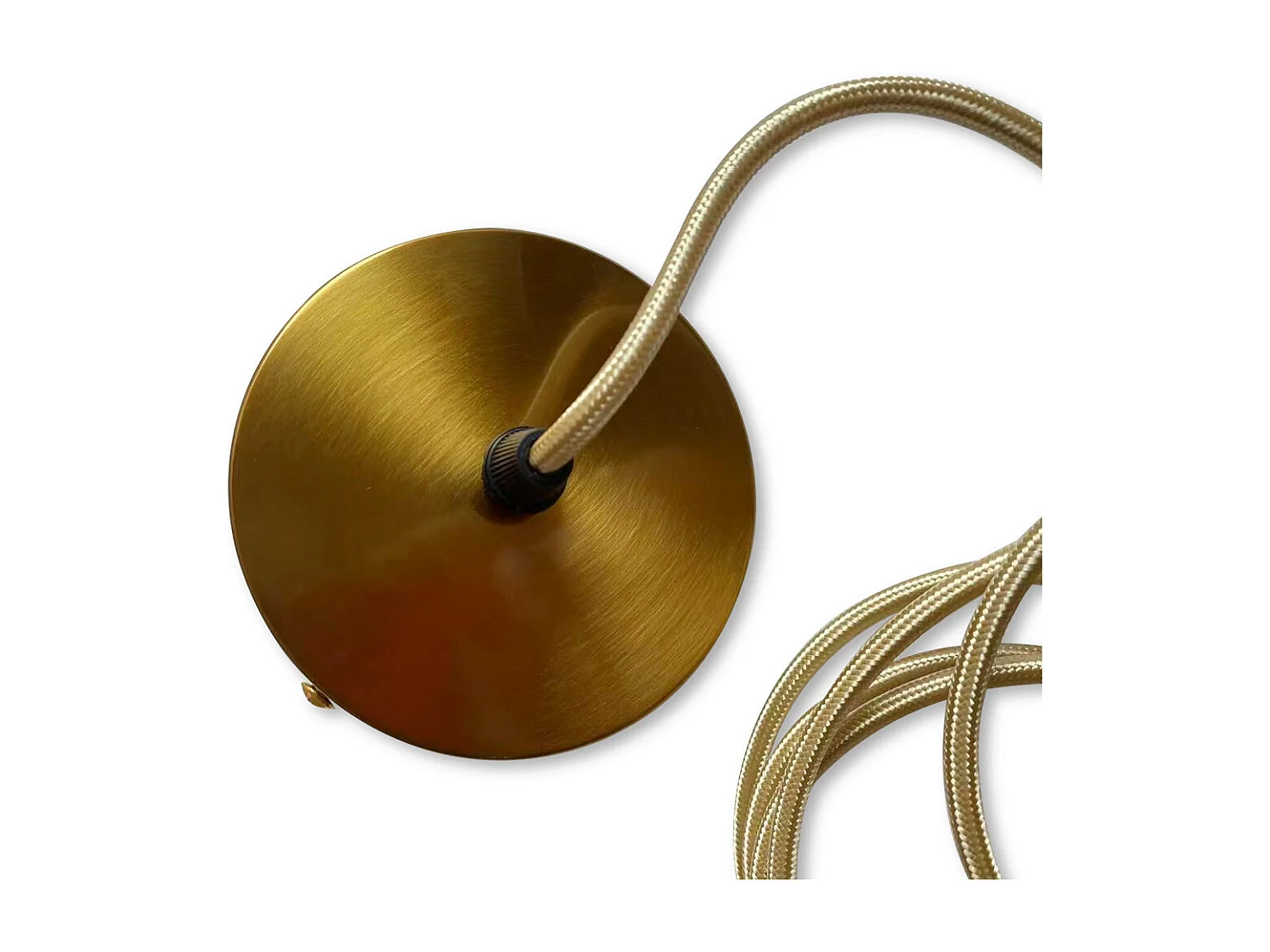 Câble de lampe suspendue doré vieilli avec hauteur réglable - Berrey Doré