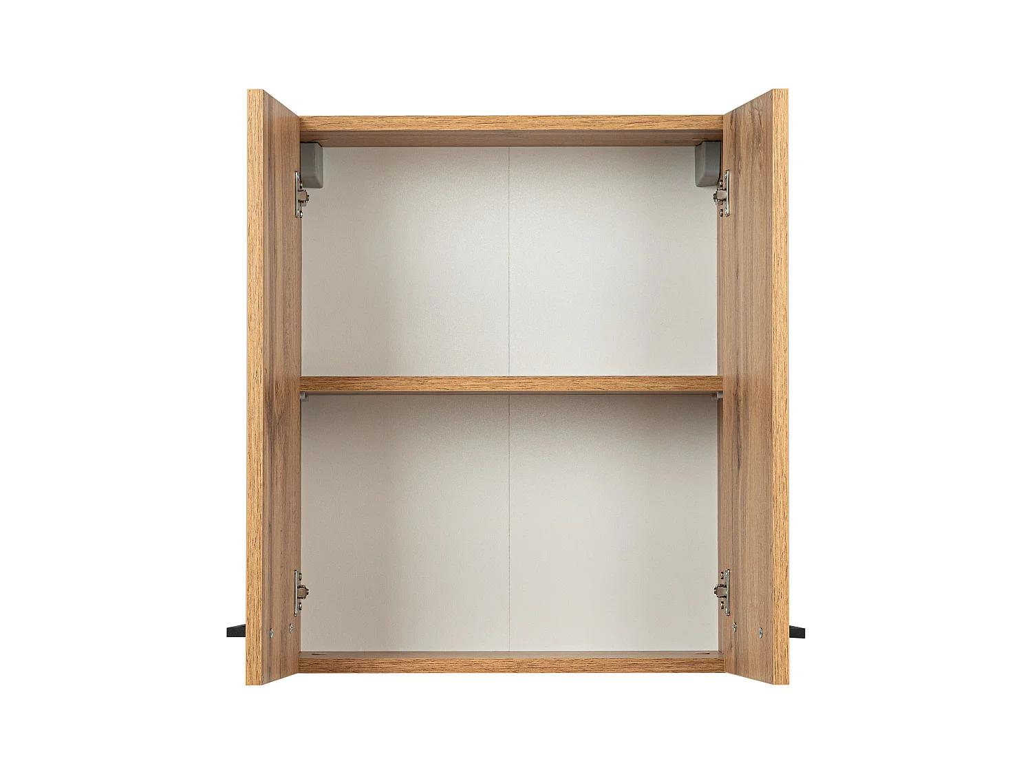 Badezimmer Hängeschrank 50cm 2 Türen Eiche Wotan Lupo Wotan