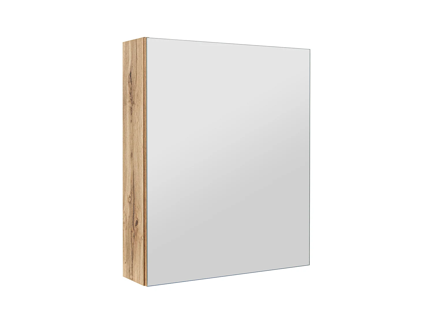 Szafka Łazienkowa z Lustrem 60cm 1 Drzwi Dąb Wotan Ida Country