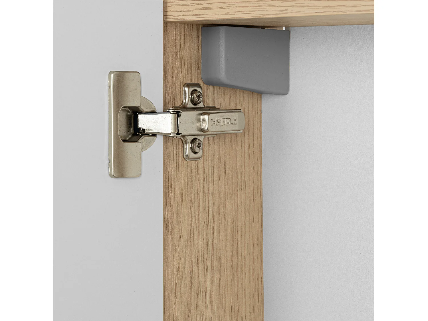 Badezimmerset 80cm Schrank mit Waschbecken Schrank mit Spiegel geriffelte Fronten Aria