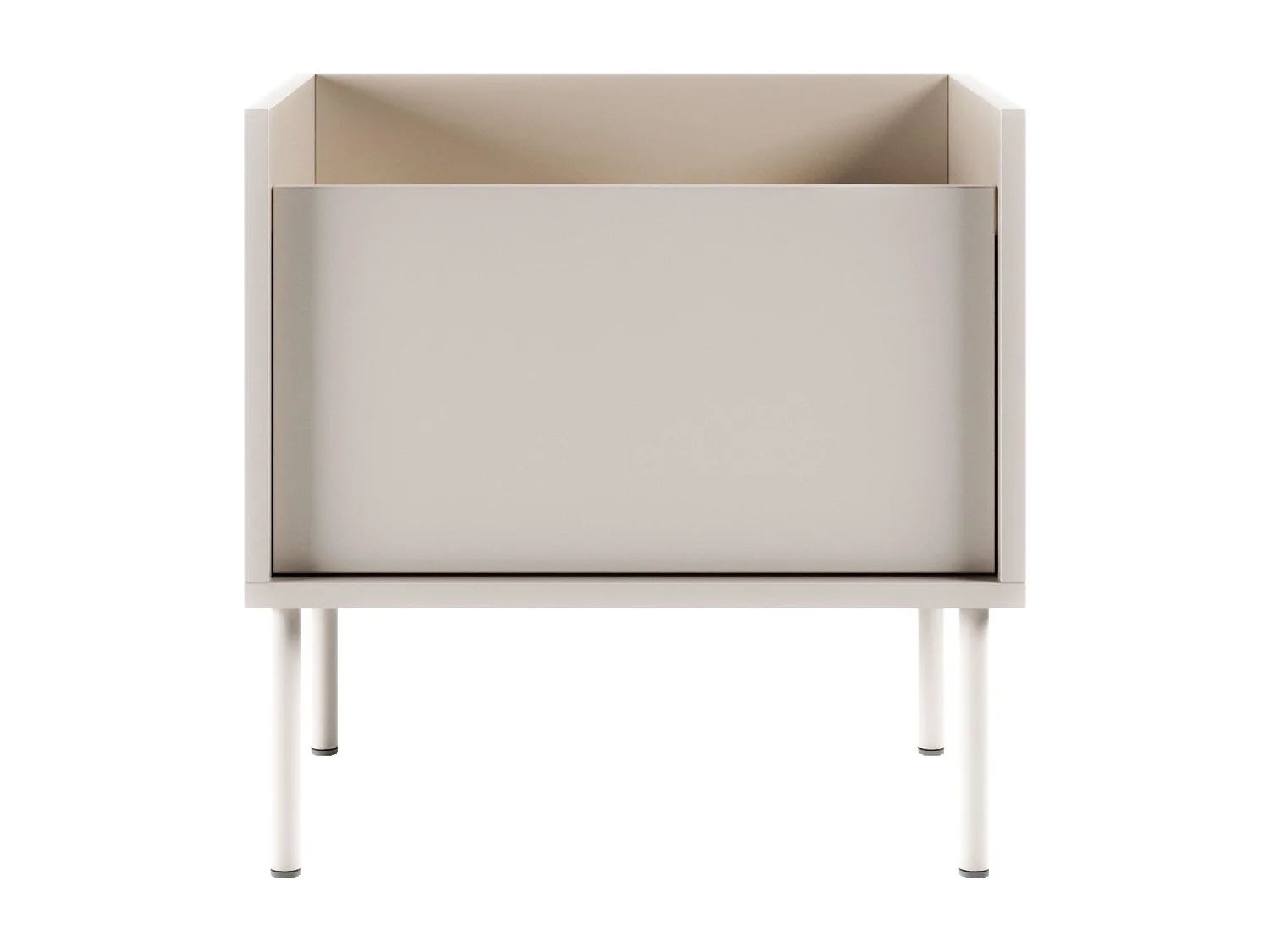 Table de chevet 1 portes – cachemire/chêne Lindberg– 50 cm – TOVI