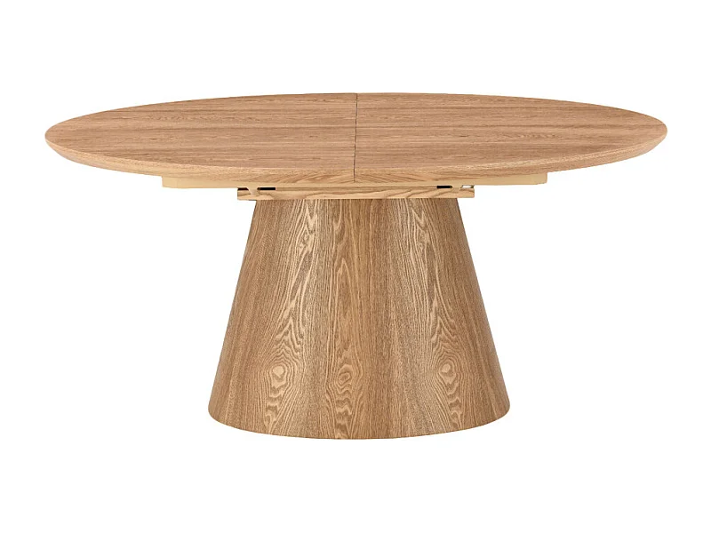 Cami - Table à manger extensible 6 à 8 personnes ovale en bois - Bois clair