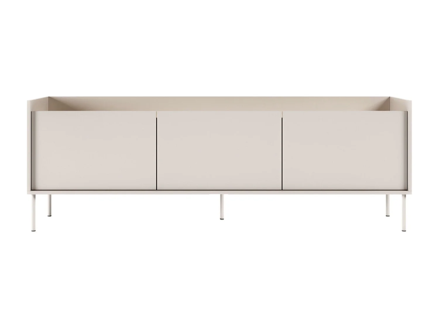 Meuble TV 3 portes – cachemire / couleur chêne Lindberg– 175 cm – TOVI